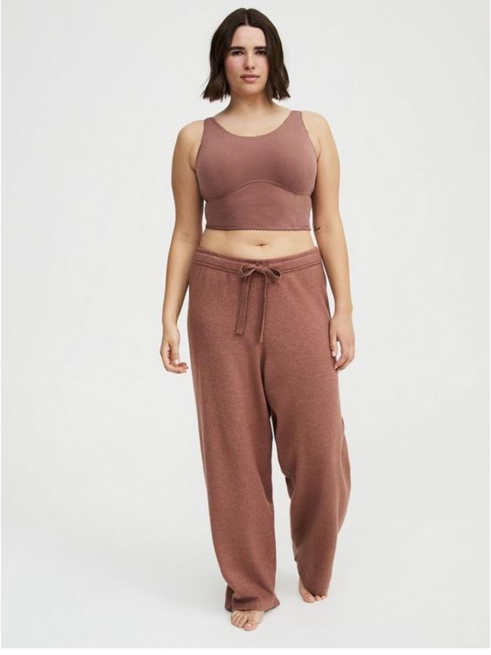 Women's Torrid Sleep Bralette in Dusty Rose - Picture 11 of 13